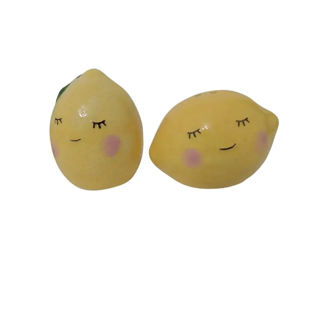 Lemon salt and pepper shaker set NEW